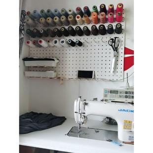 放线的架子 缝纫线架放宝塔线家用线圈收纳架挂式实木洞洞板挂墙