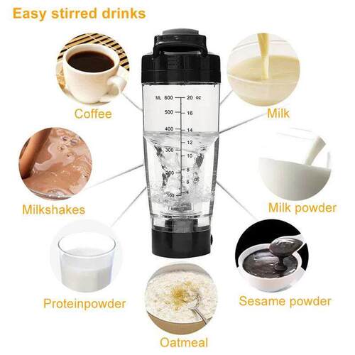 600ML Elétrica Proteína Shaker Blender Amigável Totalment