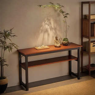 敬香入户靠墙台供桌家用桌子新玄关长条中堂桌案中式佛台财神爷桌