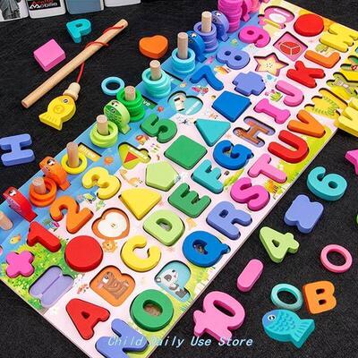 WoodEn MonTEssori EduCaTional Toys For ChildrEn Kids Early