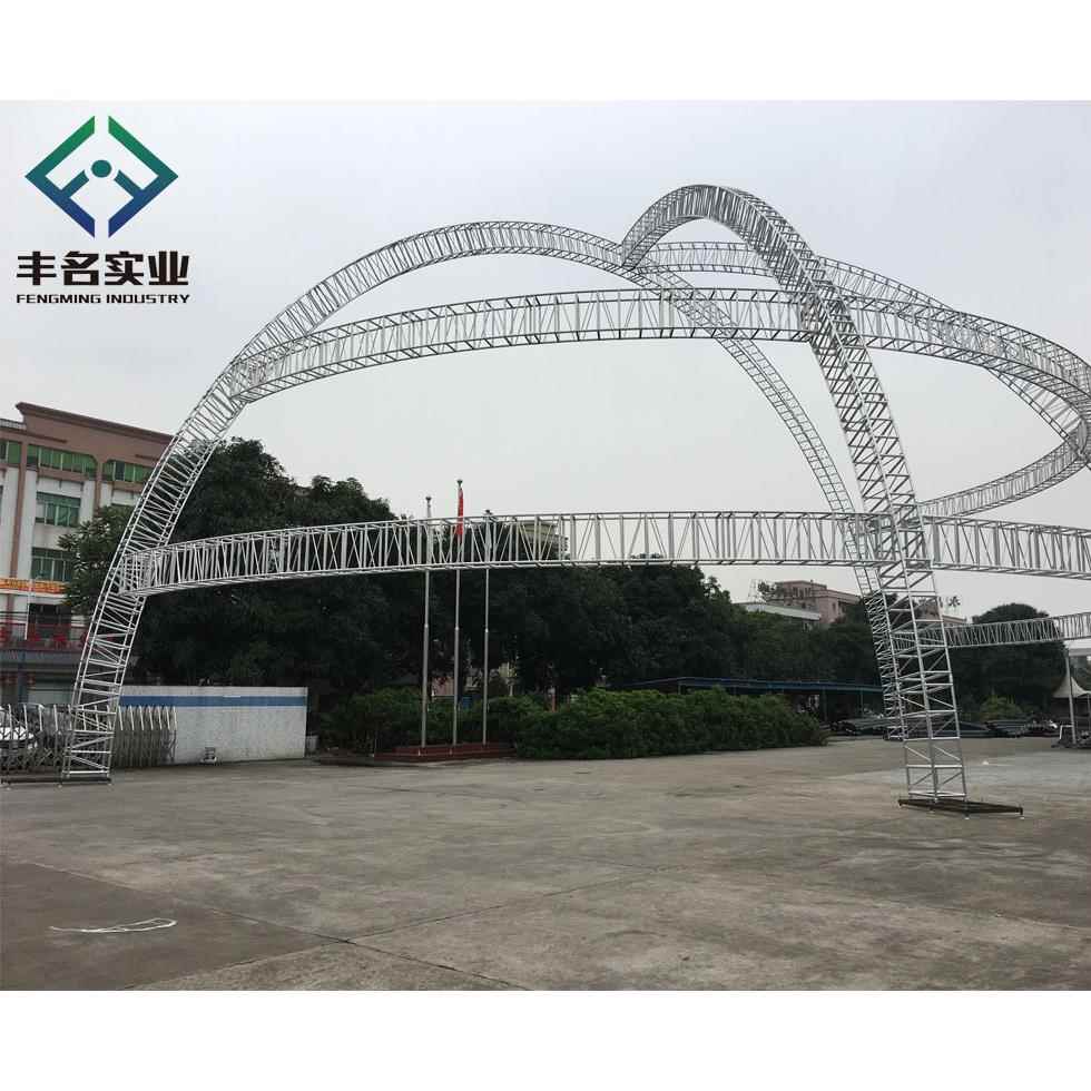 重型灯光音响架出口truss太空架大型演出铝合金舞台桁架