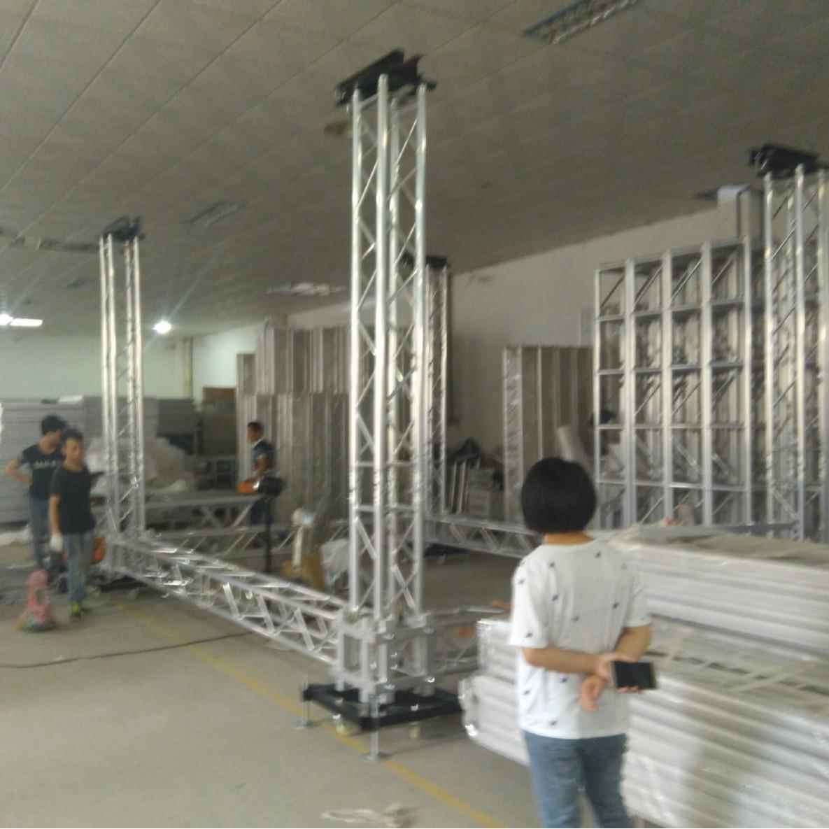 工厂舞台锌背景SYP户铝桁架热镀展方管广告外婚庆架子