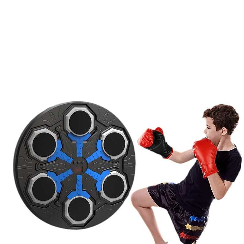 智能音乐拳击机家用成人墙靶儿童打击反应室内电子靶散打训练器材