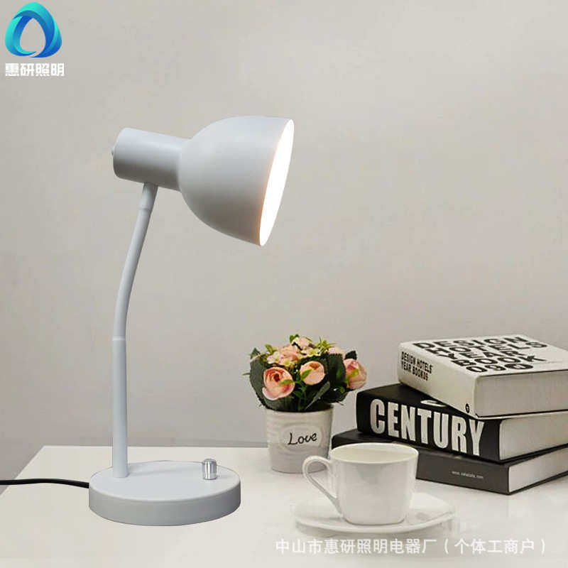轻奢酒店客房装饰高级感复古护眼学习工作台卧室床头LED工程台灯