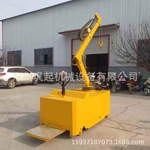 无线遥控可旋转小吊车注塑车间吊模具用移动吊机2吨充电吊车