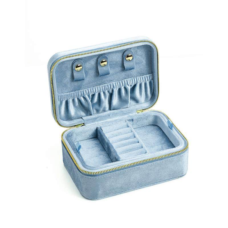 正品塔梅琳首饰盒收纳盒戒指项手镯珠宝黄金首饰炼层轻奢覆双古防