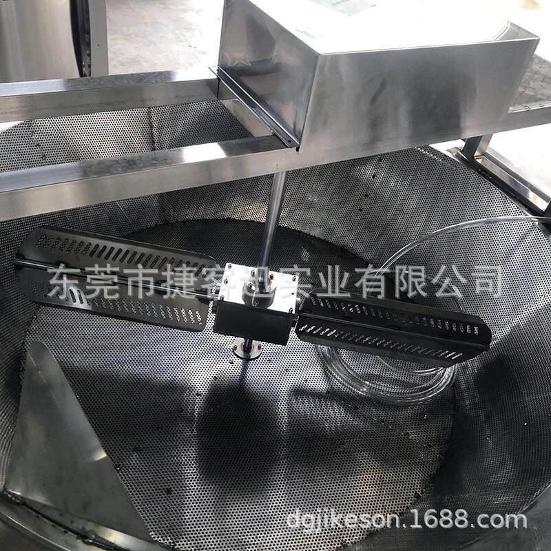 带搅拌自动出料商用油炸炉全自动翻斗油炸机适合豆制品食品加工