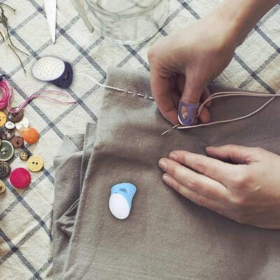 Silicone Anti-Slip Thimble Household Sewing DIY Tools Protec