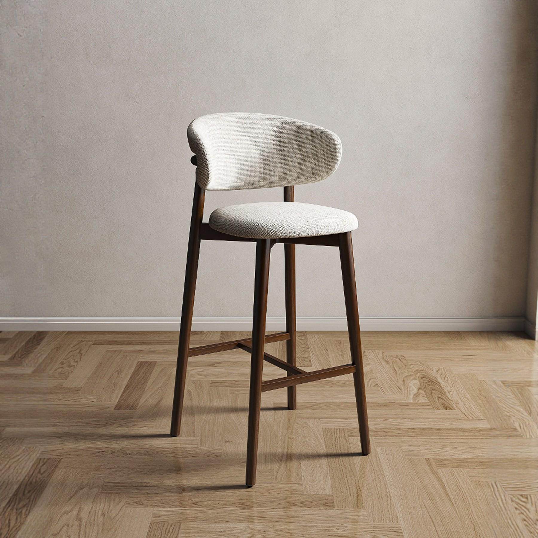 实木高脚凳吧台椅家用意式设计师酒吧椅岛台椅饭厅现代简约吧台椅,住宅家具,家用高脚椅,淘宝优惠券,粉丝福利购,淘宝优惠卷