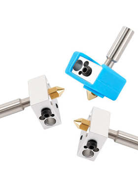 CR10平台清理套装43PCS黄铜喷嘴通针气动接头喉管加热块喷嘴套件