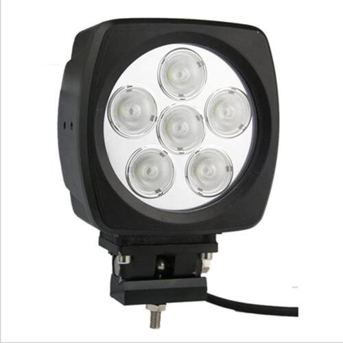 汽车led大灯工作灯5.5寸方型适用60W越野车船舶挖掘机改装射灯