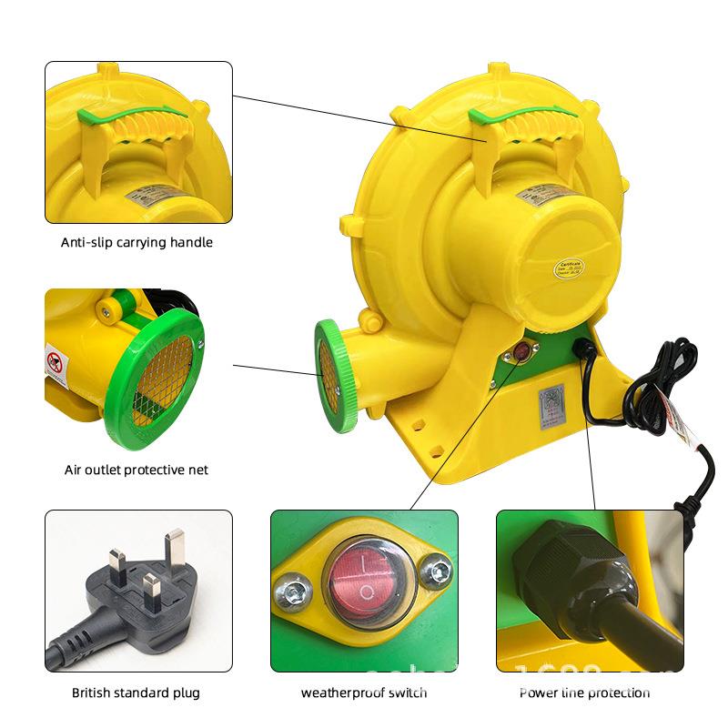 率出英规UKCA497认证气模风机充口气城堡功商用大高压鼓风机