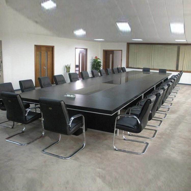 北京办公家具板式长条形多人会议桌小型公司办公室组合会议室桌椅