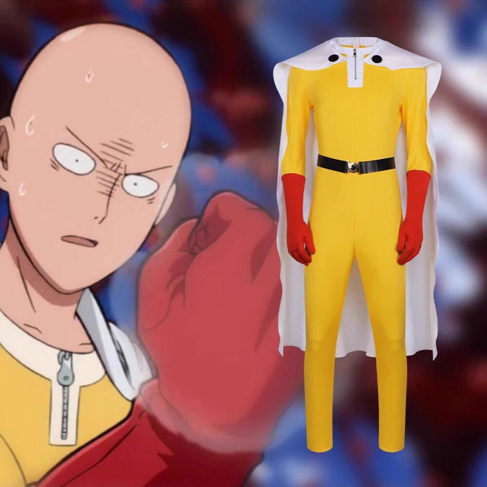 一拳超人cos服埼玉战栗的龙卷地狱的吹雪战斗服cosplay舞台扮演服