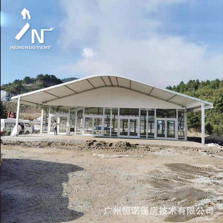 餐厅帐篷铝合金框架顶布防火阻燃防霉变婚礼活动蓬房宴会派对大棚