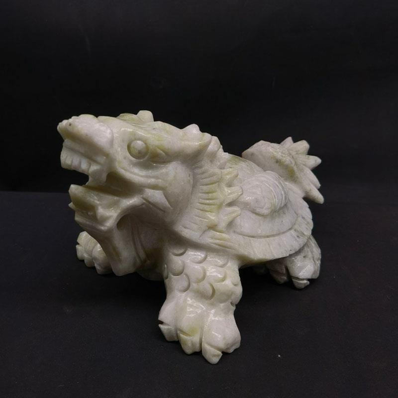 正品瑞庆岫龙龟摆件长寿龙办头龟客厅玉公室桌祥面平安祝福装饰礼