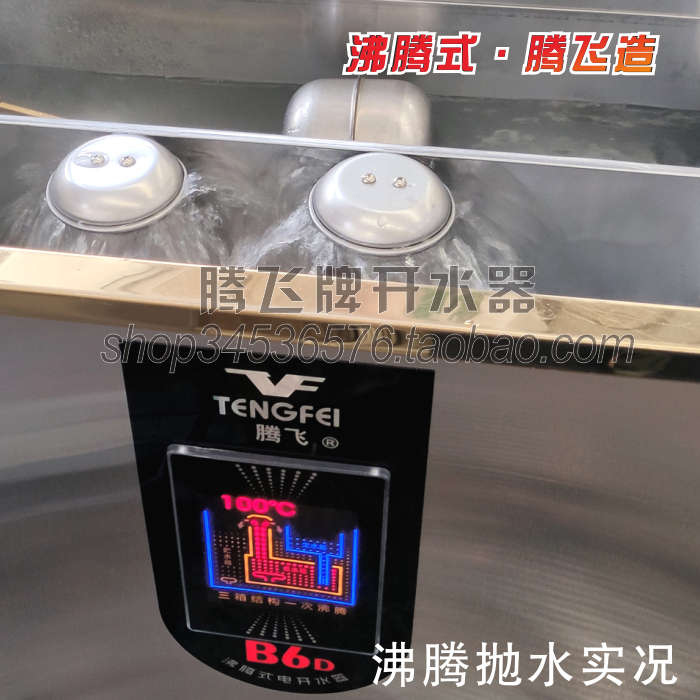 腾飞开水器商用全自动电开水机FS-3B6/6B6/9B6/12B6沸腾式烧水炉