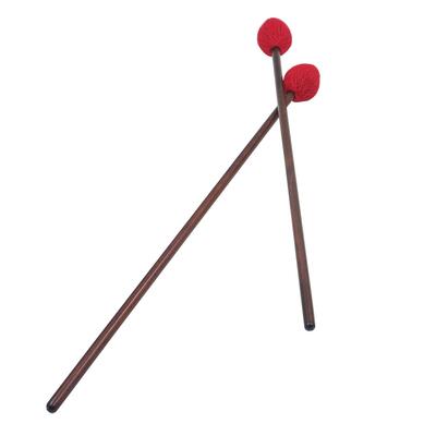 专业马林巴琴槌羊毛晴纶混纺毛线马林巴锤枫木杆木琴敲棒打击乐器