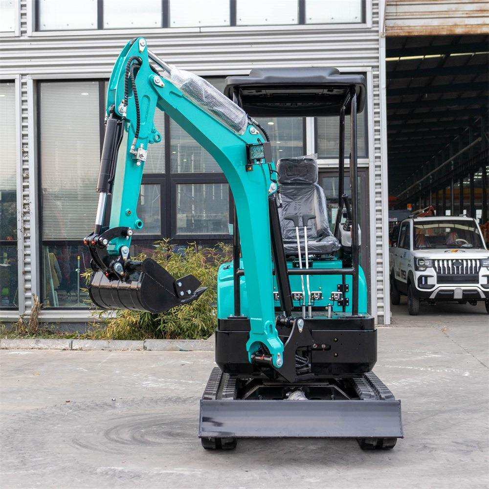 外贸出口18型小型履带式挖掘机 墙体拆除破碎钩机 工地施工挖土机