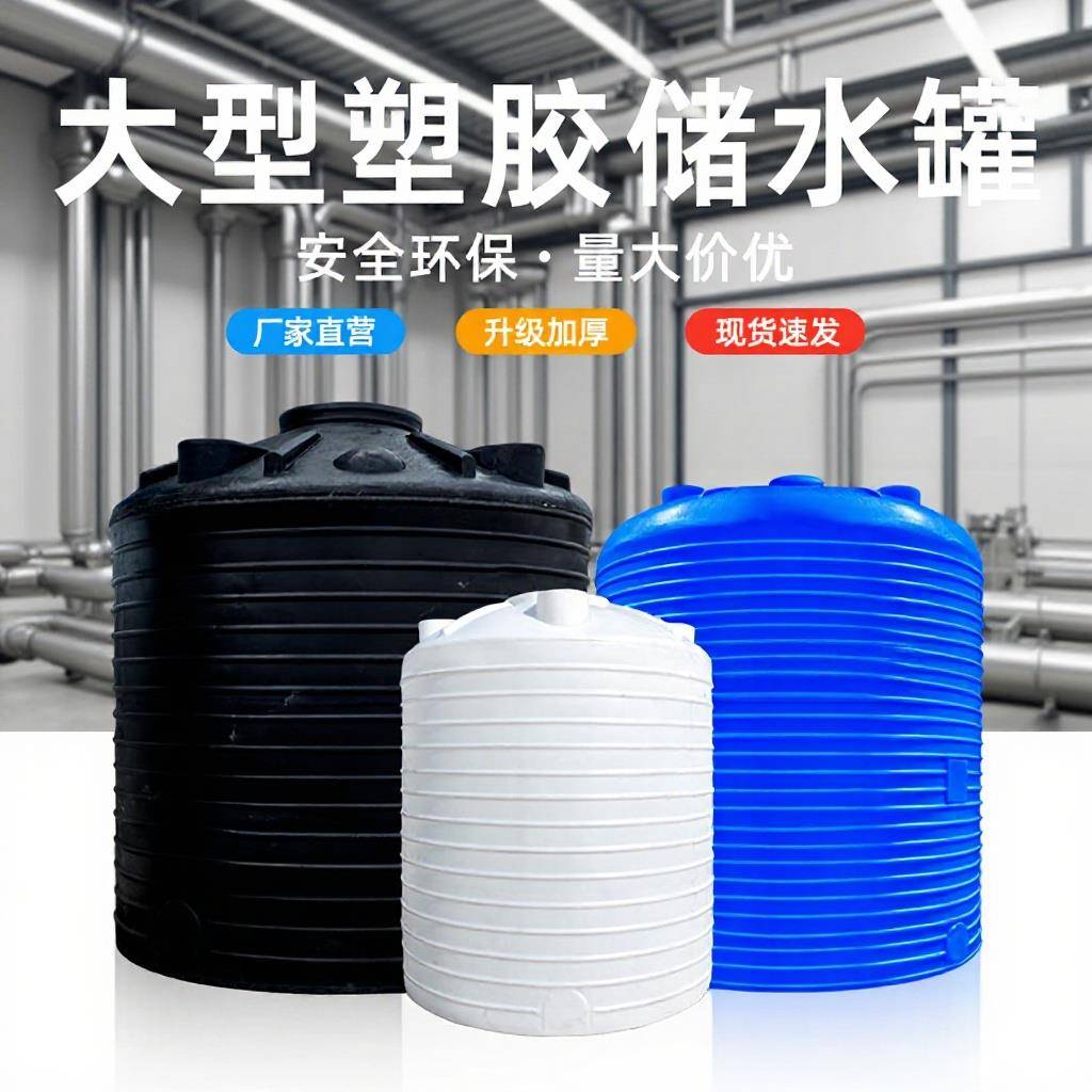塑料水塔大水桶加厚化工桶蓄水罐户外储水桶水箱封闭塑料桶工业用