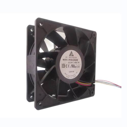 12038台达散热风扇PFB1224UHEP0 24V 2A 双滚珠工业轴流风扇正