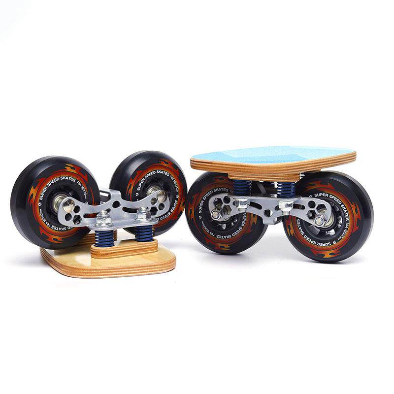 星速板减震漂移板分体滑板弹簧刷街加长枫木成人代步大轮100飘移