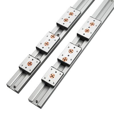 双轴心直线导轨SGR10滑块SGB10内置滚轮锁紧高速全国销售