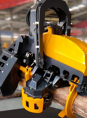 全自动伐木机毛竹林场砍伐机械 抓木机锯树木修剪去枝分段抱夹锯