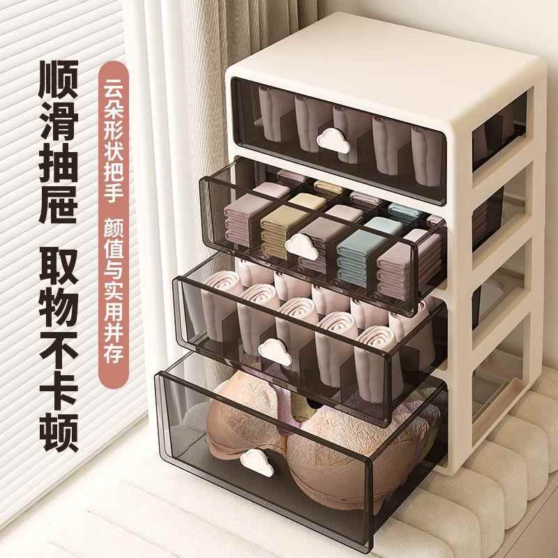 加厚鞋盒收纳盒塑料空间床下宿舍式多种色彩鞋子省透明抽屉抽拉式