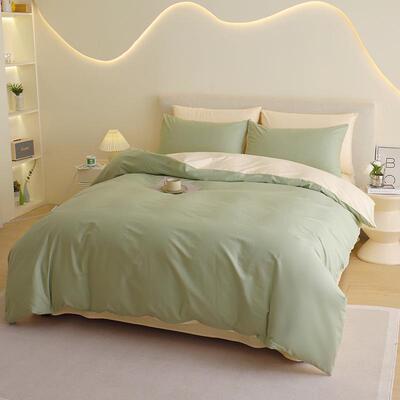 床上MJS套全棉纯四棉20件25宿新款床单被套床笠学生舍单人床三件