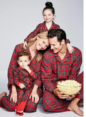 Christmas Pajamas Set Family Matching Outfits Adult Kid Baby