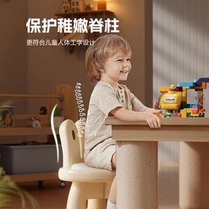 呱呱凳儿童呱凳小凳子靠椅子背椅简呱约风学习椅料防滑塑椅踩脚凳