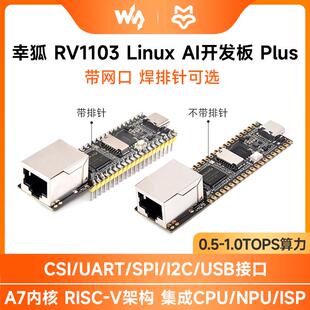 微雪Luckfox 带网口 Linux开发板Cortex 幸狐RV1103 Pico Plus