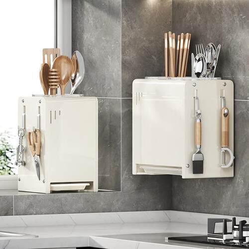 2025 New Model Kitchen Knife Rack and Storage Shelf, Multi-f