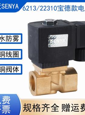 6213-04 4分宝德型电磁阀水阀气阀油阀SY22310-15AC220V2分4分1寸