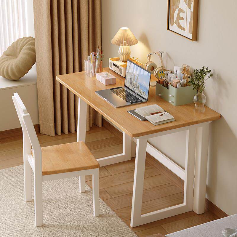 全实木折叠桌家用小户型电脑桌简约户外小茶几阳台免安装小桌子