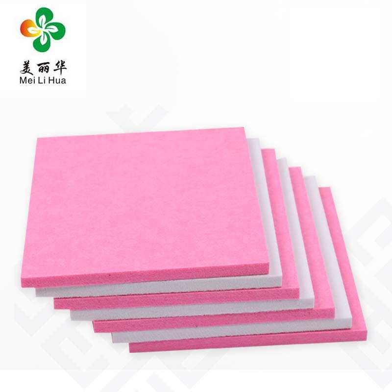 苏州毛毡板聚酯纤维吸音板9mm环保隔音板防火装饰吸音隔音材料供