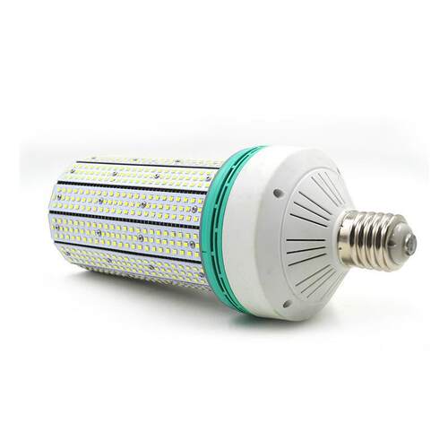 led鳍片足瓦高亮贴片E40E27内置风扇60w100w200w庭院路灯灯泡