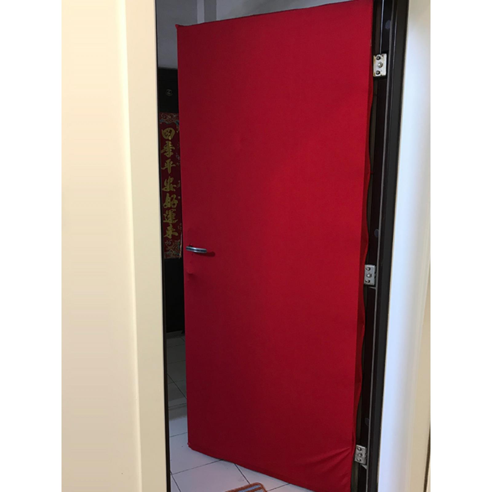弹力布门套防盗门保护套装修子母门门套定制入户门门衣保护套定做
