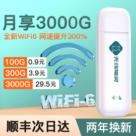 随身wifi无线移动wifi6免插卡三网通便携式热点网络通用纯流量，上网卡车载流量笔记本电脑宽带智能路由器