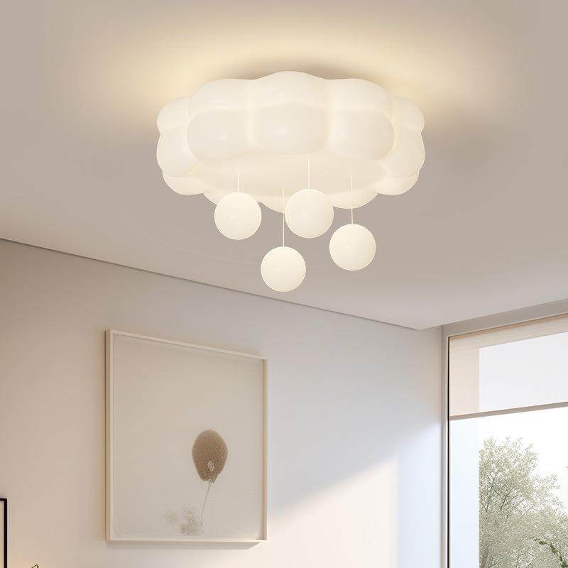 泡泡云朵卧室灯具奶油风现代简约温馨浪漫儿童房间主卧灯饰吸顶灯