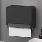 86M0卫生间擦手纸盒酒店厕所壁挂式 抽纸盒洗手间厨房免打孔纸巾盒