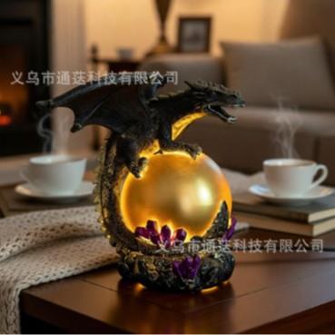 跨境新品 Pterosaur night light LED 床头书桌树脂摆件台灯装饰