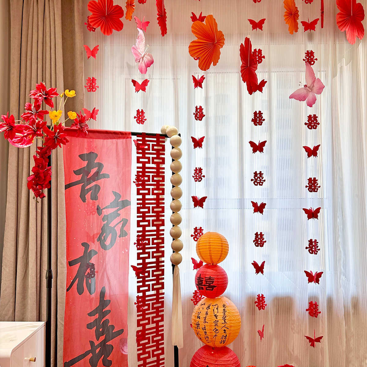 结婚新人用品婚房喜字装饰背景板2025新款背景墙kt板套装装饰,居家布艺,居家婚庆拖鞋,淘宝优惠券,粉丝福利购,淘宝优惠卷