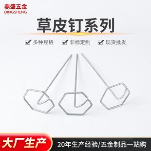 户外大棚草坪草皮地钉六角草皮钉人造草坪地膜固定钉六角草皮钉