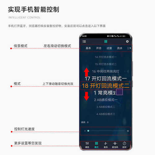 网红踏步流水楼梯感应灯家装别墅楼梯台阶嵌入式智能追光流水灯带