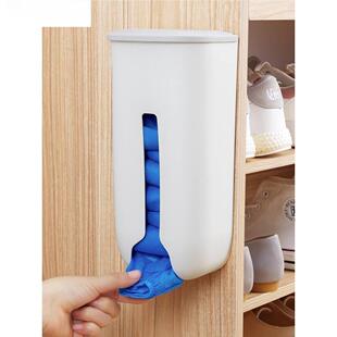 门口一次性鞋套收纳盒入户门口壁挂置物盒家用挂墙抽取式收纳盒子
