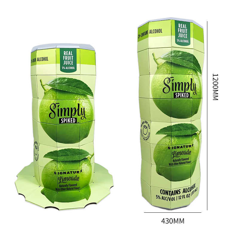 超工设计快速成型展示道具 商超门店造型宣传展示速弹类展示道具