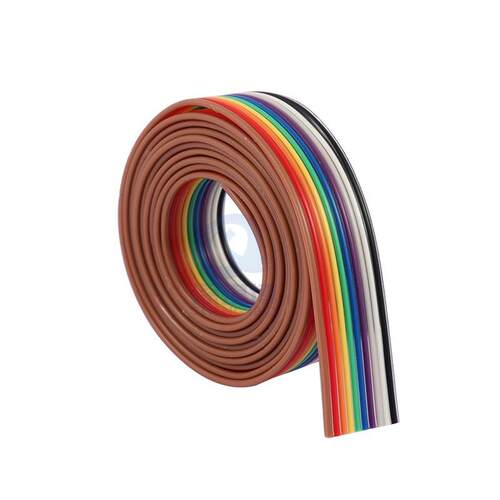 1.27彩排线连接线镀锡铜线彩虹排线28AWG 26517/0.127正标电线