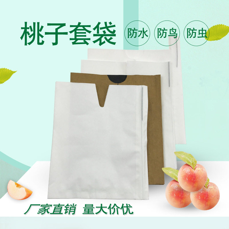 黄桃专用套袋油盘桃专用套袋桃子套袋冬桃专用套袋晚熟桃子套袋
